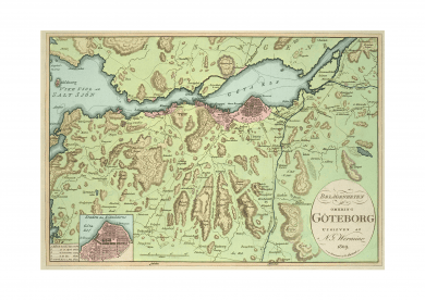 Historiska kartor över Göteborg