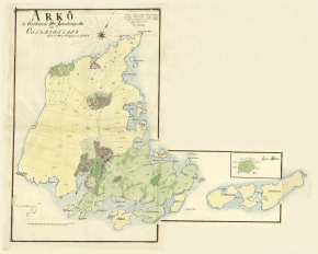 Karta över Arkö 1805