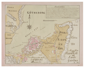 Historisk karta Göteborg