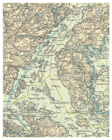 Historisk karta Bammarbodafjärden