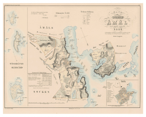 Karta över Åmål 1857