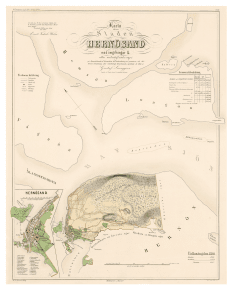 Karta över Härnösand 1857