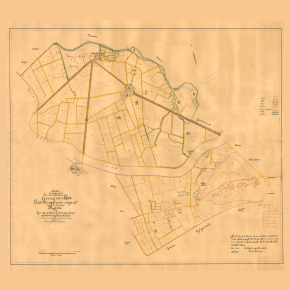 Karta över Ljung, Östergötland 1910