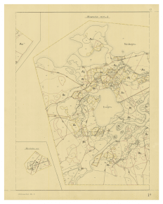 Historisk karta över Saxnäs, år 1906