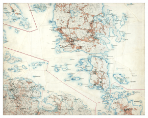 Historisk karta Singö Fogdö