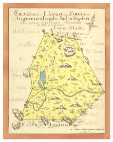 Historisk karta Långsele