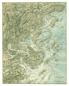 Karta Stockholms skärgård 1809
