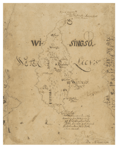 Historisk karta Visingsö