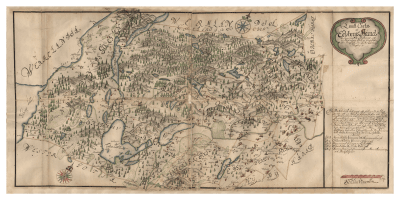 Historisk karta Edbergs härad