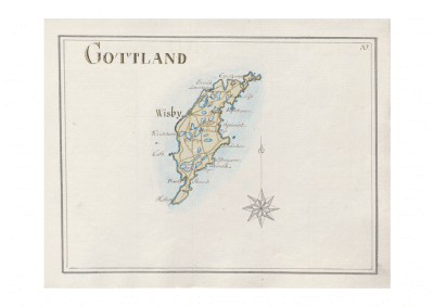 Historisk karta Gotland