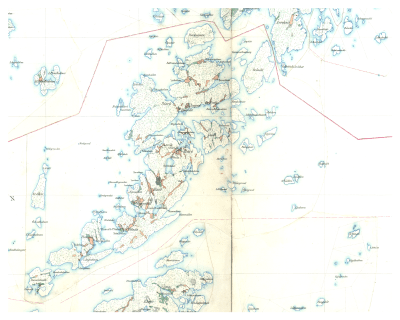 Historisk karta Harö Storö