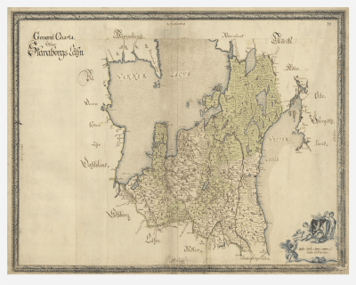 Historisk karta Skaraborg