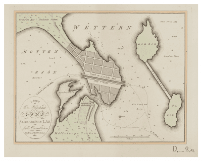 Historisk karta Karlsborg