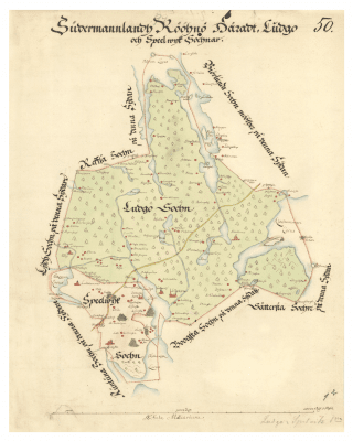 Historisk karta Ludgo