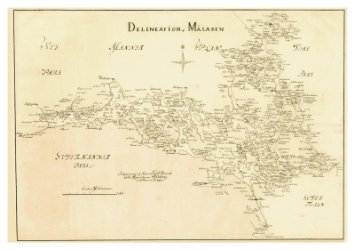 Historisk karta Mälaren