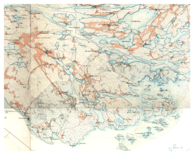 Historisk karta Ingarö