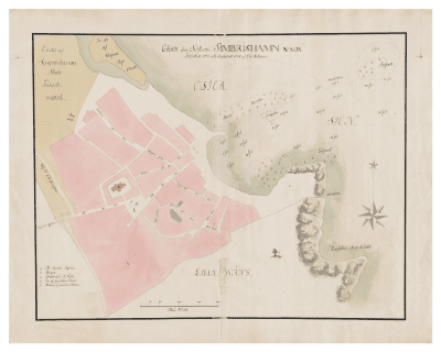 Historisk karta Simrishamn