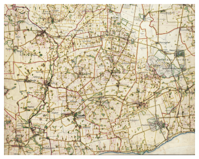 Historisk karta Skåne